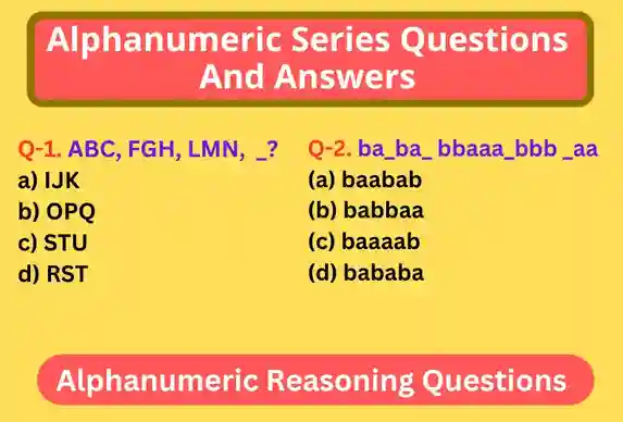 alphanumeric series questions, alphanumeric reasoning, alpha numeric series for bank exam, alpha numeric series questions and answers,