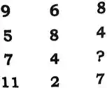 missing number reasoning questions, find the missing number with answer, missing number questions 