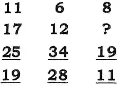 missing number reasoning questions, find the missing number with answer, missing number questions 