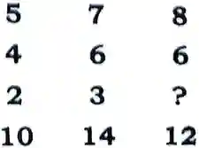 missing number reasoning questions, find the missing number with answer, missing number questions 