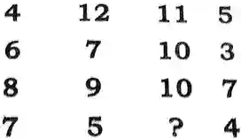 missing number reasoning questions, find the missing number with answer, missing number questions 