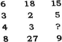 missing number reasoning questions, find the missing number with answer, missing number questions 