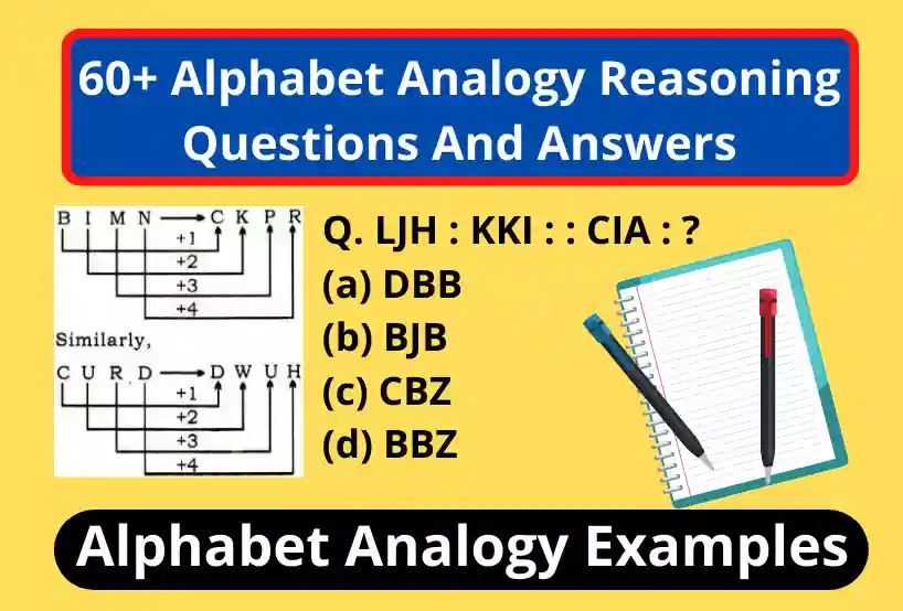 Alphabet Analogy Reasoning Questions And Answers