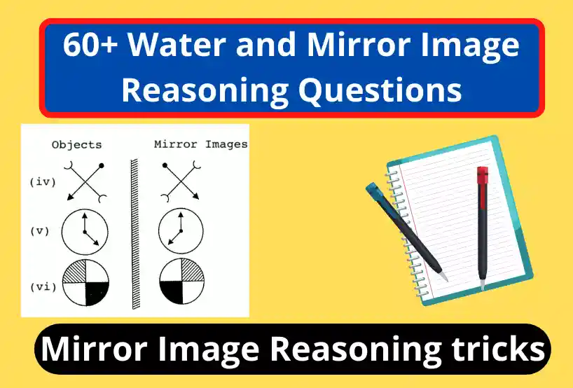 water and mirror image Reasoning Questions And Answers