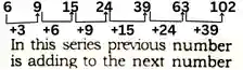 Missing number series questions, Reasoning series questions