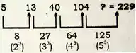 Missing number series questions, Reasoning series questions