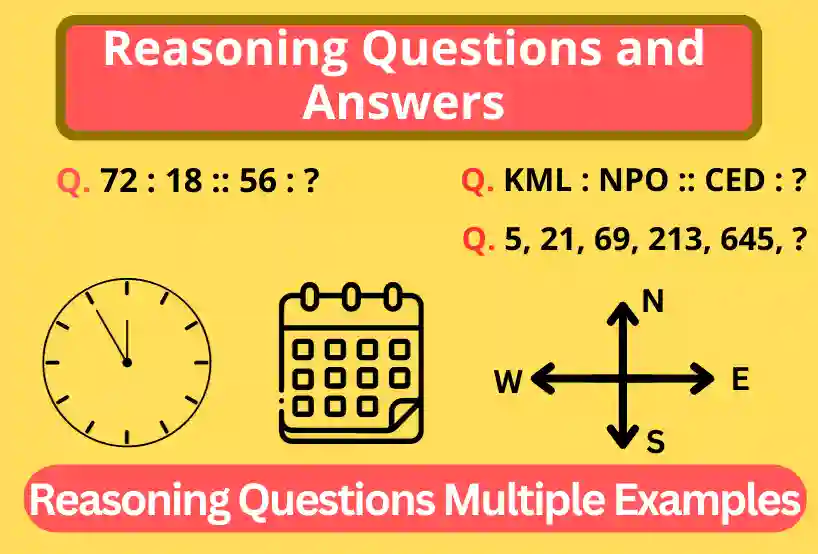 Reasoning questions and answers with solution
