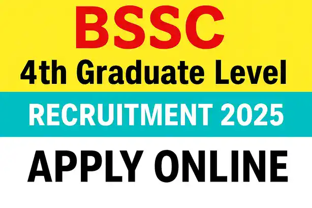 BSSC 4th Graduate Level Recruitment 2025, Bihar Staff Selection Commission BSSC, Graduate Level CGL Online Form 2025,